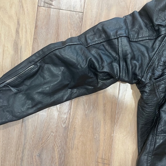 Excellent Condition Women's Unik Leather Motorcycle Jacket - Picture 7 of 16